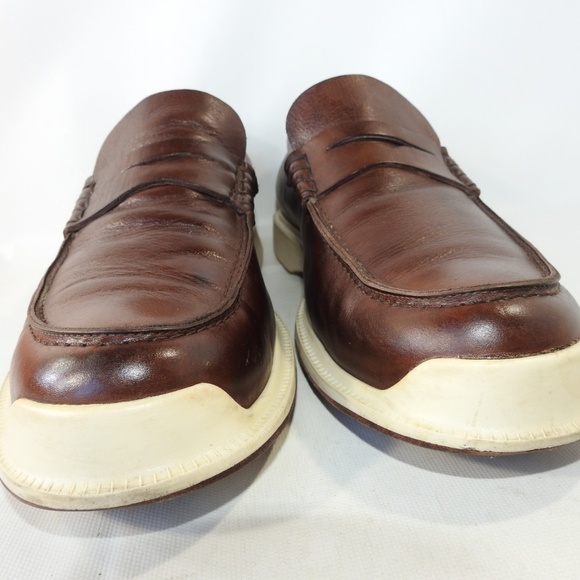Giorgio Armani Size 10.5 Penny Loafers Mens B6A25 main image 6